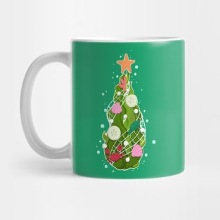 Beachy Christmas tree Mug